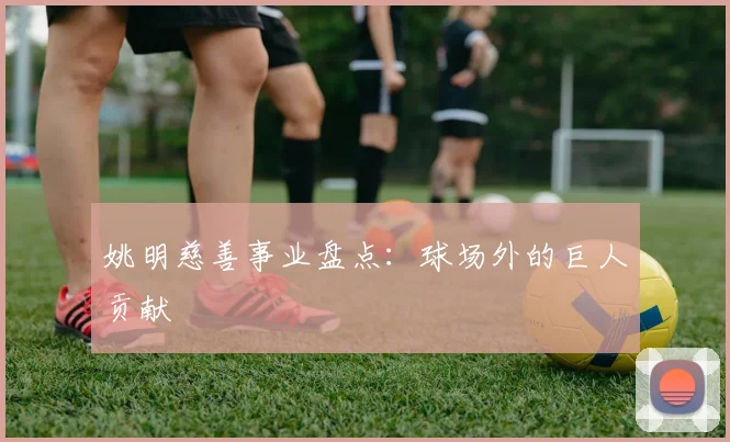 姚明慈善事业盘点：球场外的巨人贡献